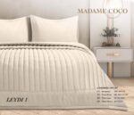 روتختی پنبه دوزی لحافی مخمل هازان مدل Madame Coco - تصویر 3
